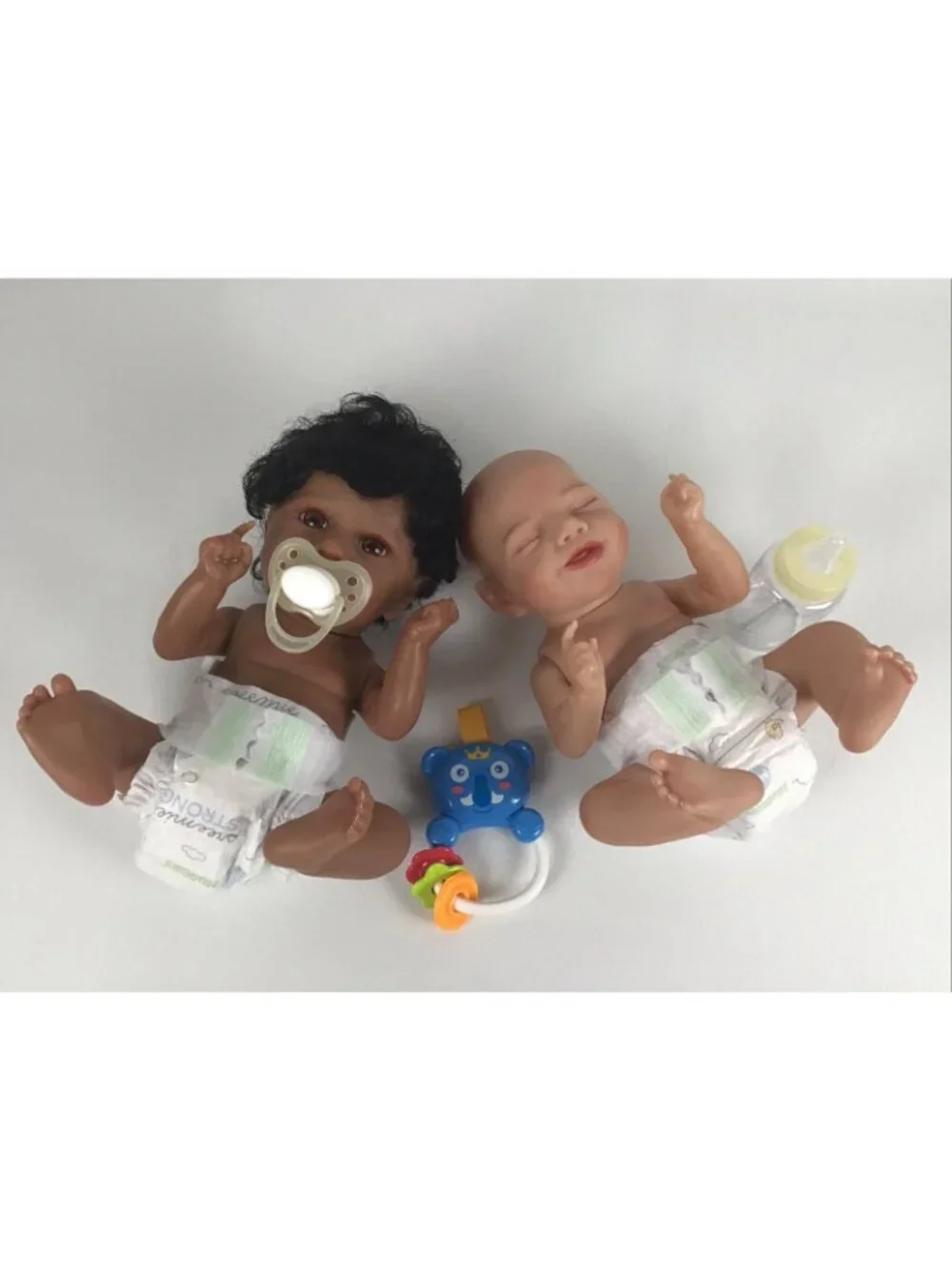 Partial Reborn Doll Baby Lot of 2 Mini Baby’s 12” A/A Full Vinyl Painted Magnet